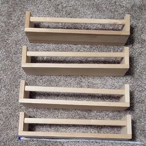 Set of Wooden Wall Shelves